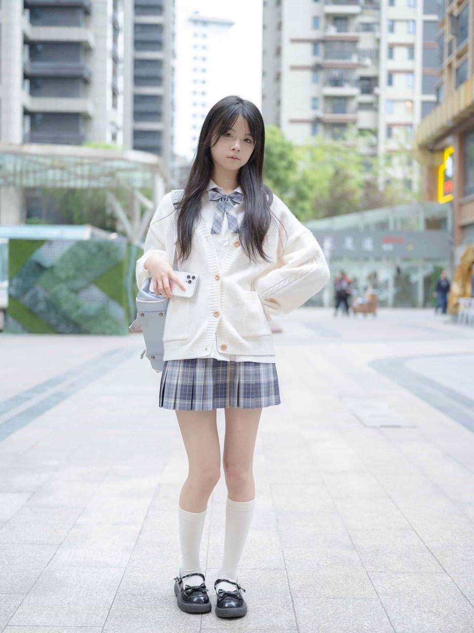 猫耳 白丝 JK 绝对领域《女仆束缚》 1