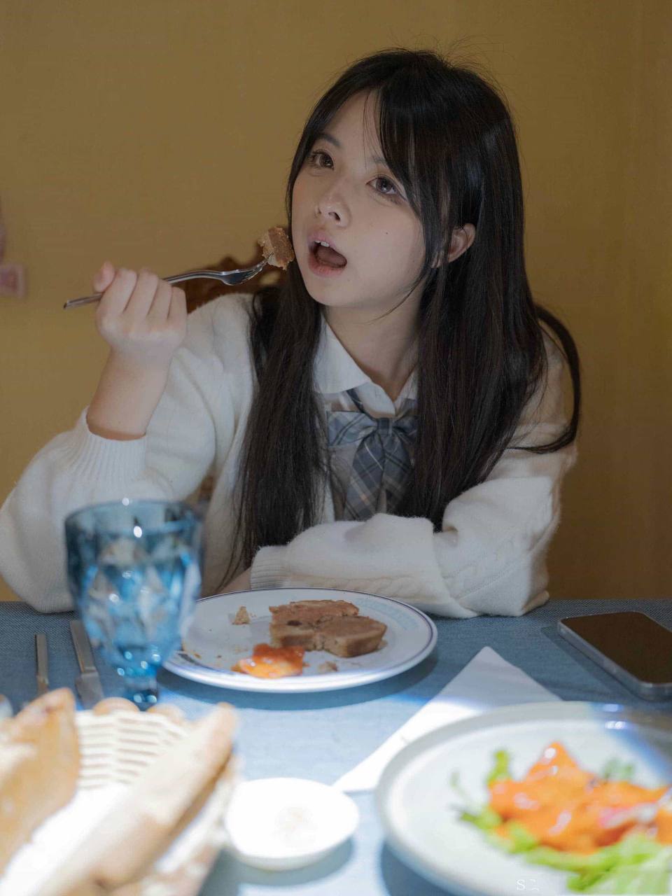 猫耳 白丝 JK 绝对领域《女仆束缚》 1