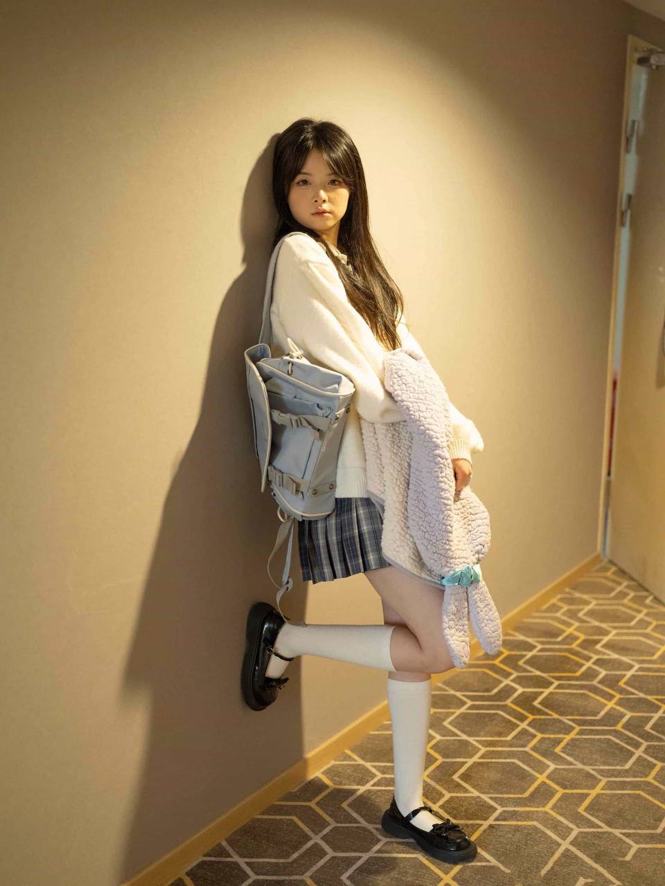 猫耳 白丝 JK 绝对领域《女仆束缚》 1