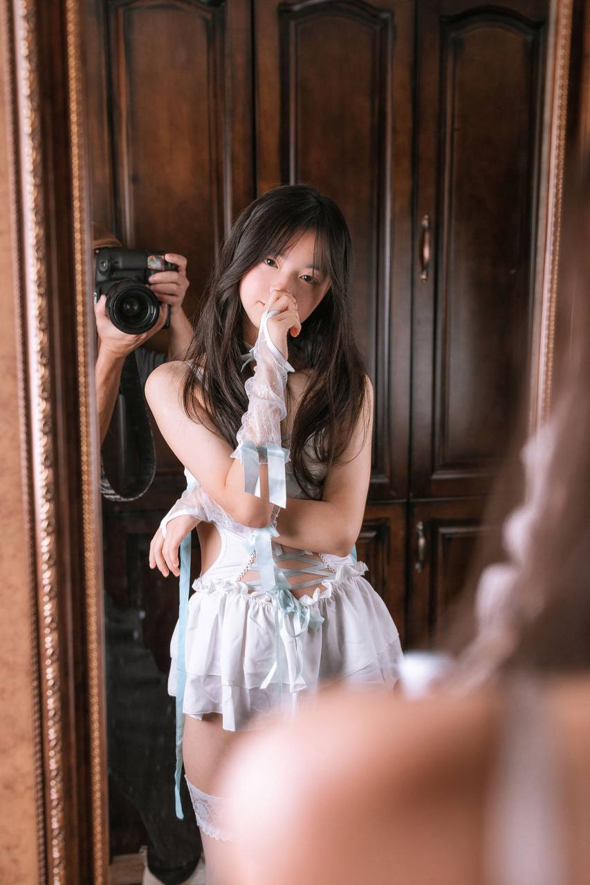 《天使》订制 4  #私拍  #粉嫩  #白丝