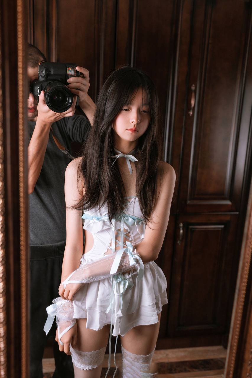 《天使》订制 4  #私拍  #粉嫩  #白丝