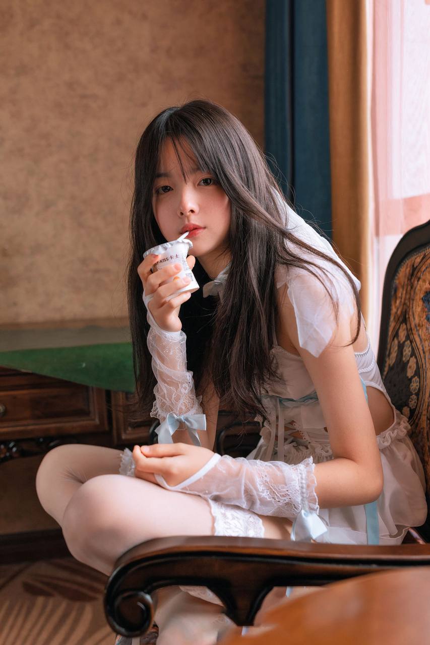 《天使》订制 4  #私拍  #粉嫩  #白丝