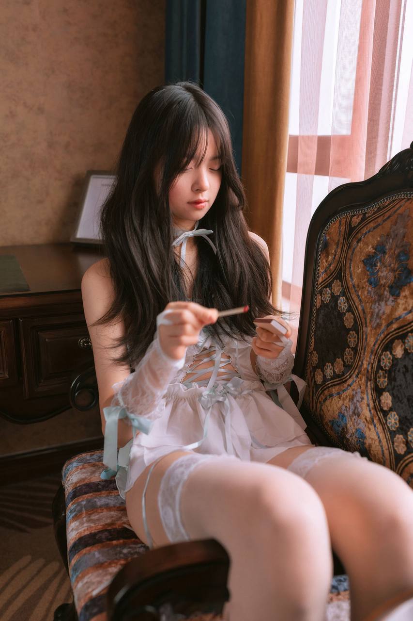 《天使》订制 4  #私拍  #粉嫩  #白丝