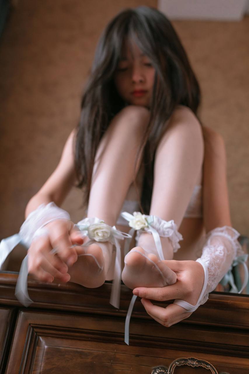 《天使》订制 5  #私拍  #粉嫩  #白丝