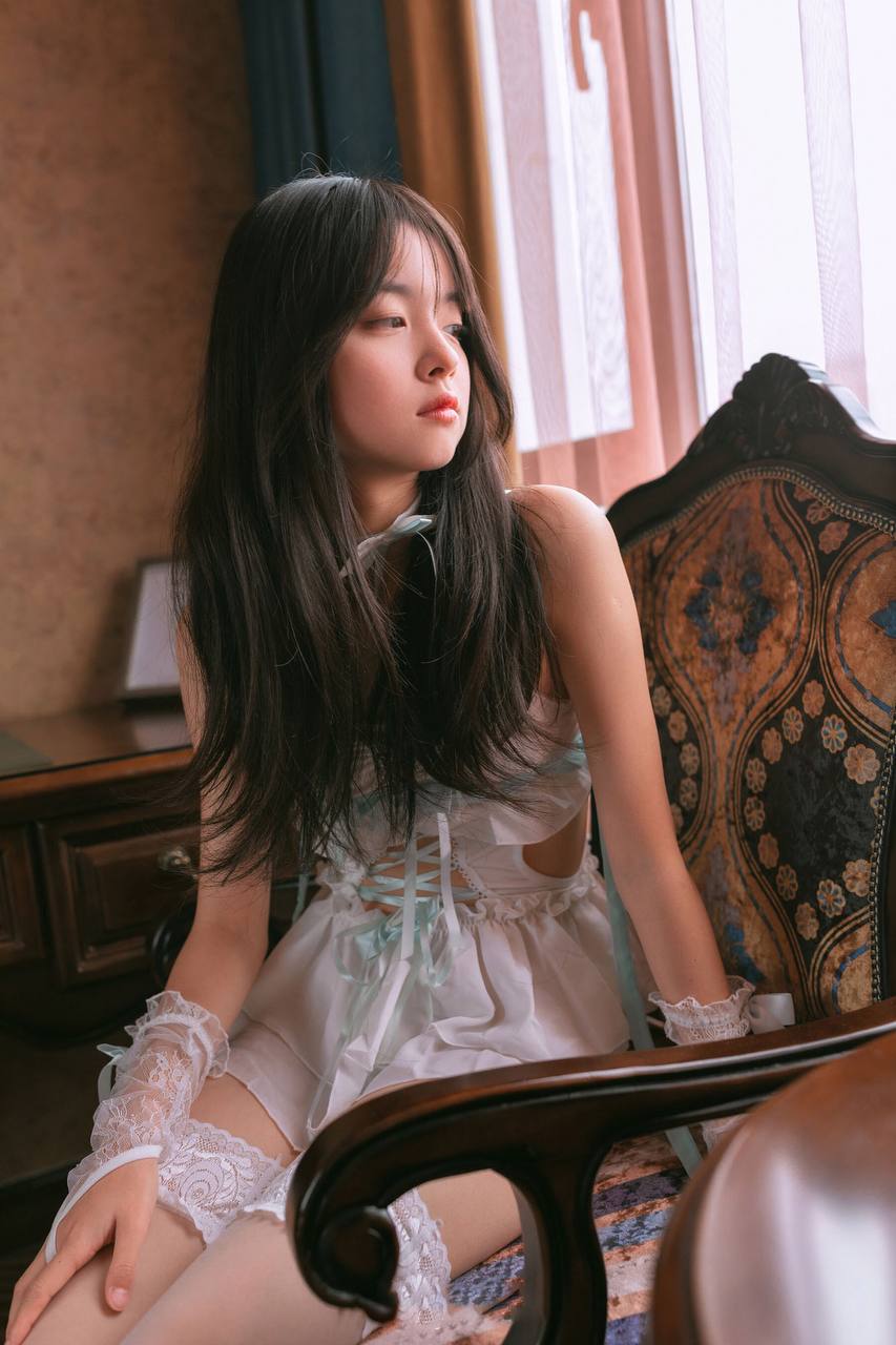 《天使》订制 5  #私拍  #粉嫩  #白丝