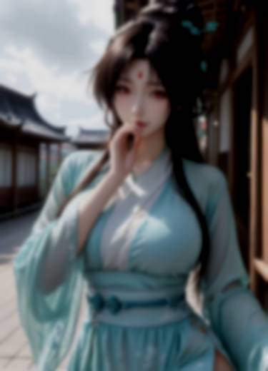 狐妖小红娘 东方淮竹 AI绘画 5