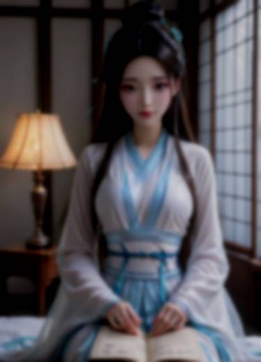 白蛇 小白 AI绘画 3