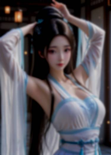 白蛇 小白 AI绘画 5